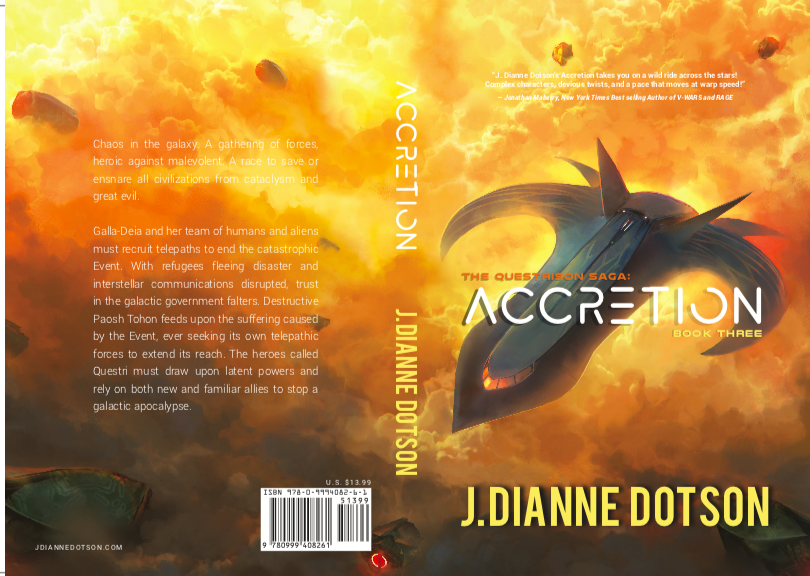 J. Dianne Dotson – Science Fiction and Fantasy Writer - Upcoming Novel: Accretion: The Questrison Saga®: Book Three